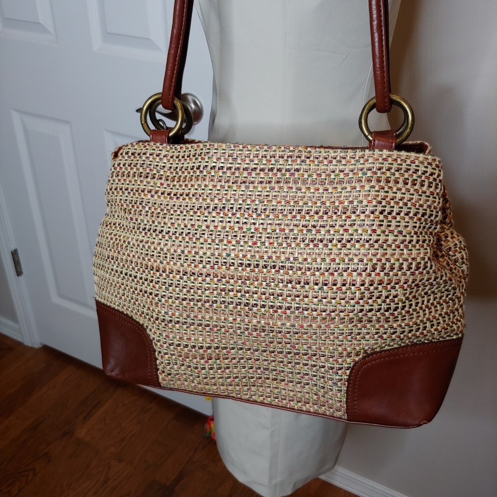 Relativity woven tan bag